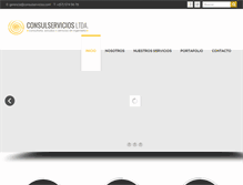 Tablet Screenshot of consulservicios.com